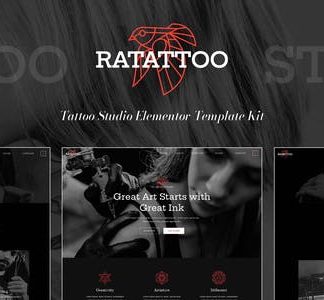 Ratattoo - Tattoo Studio Elementor Template Kit