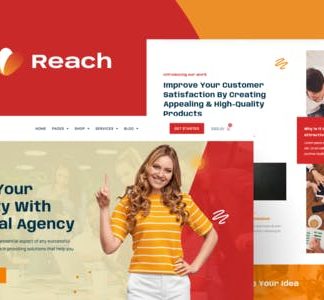 Reach - Digital Agency & Creative Elementor Template Kit