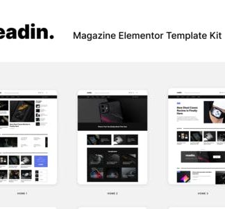 Readin - Blog & Magazine Elementor Template Kit