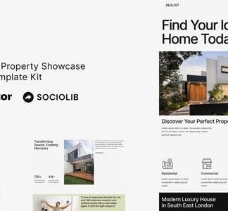 Realist - Real Estate & Property Showcase Elementor Template Kit