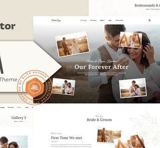 Redia - Elegant Wedding Theme Elementor Template Kit