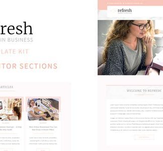 Refresh - Women in Business Elementor Template Kit