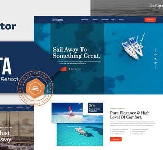Regatta - Yacht Club & Boat Rental Elementor Template Kit