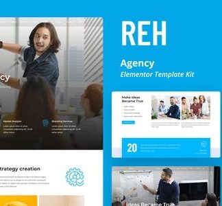 Reh - Agency Elementor Template Kit