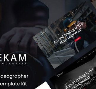 Rekam Kit - Modern Videographer Elementor Template Kit