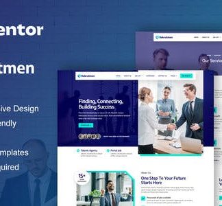 Rekrutmen - Human Resource & Recruitment Agency Elementor Template Kit