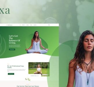 Relaxa - Yoga Teacher & Studio Elementor Template Kit