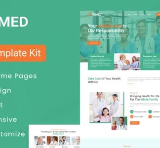Remed -  Medical Clinic Elementor Template Kit