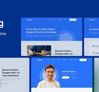 Rencang - CV & Portfolio Elementor Template Kit