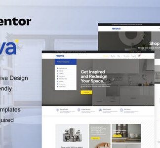 Renova - Kitchen Bathroom & Renovation Supplies Store Elementor Pro Template Kit