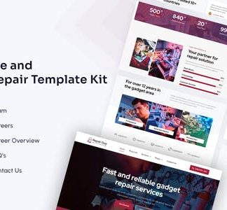 Repair Guy | Mobile Phone & Computer Repair Elementor Template Kit