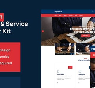 Repairman - Gadget Repair & Service Elementor Template Kit