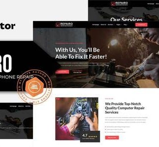 Repairo - Computer & Smartphone Repair Elementor Template Kit