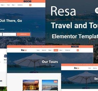 Resa - Travel & Tourism Elementor Template Kit