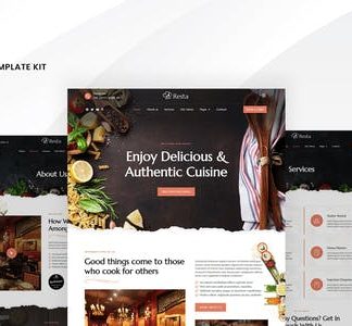 Resta – Restaurant Elementor Template Kit
