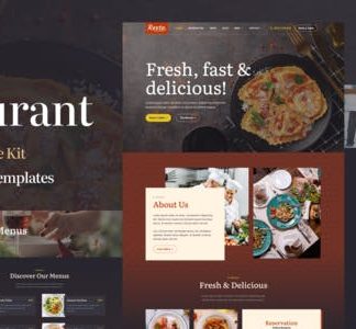 Resto. - Restaurant Catering & Cafe Elementor Template Kit