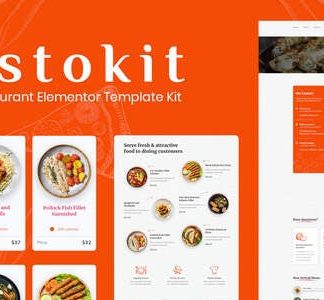 Restokit - Food & Restaurant Elementor Template Kit