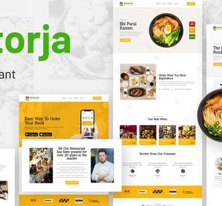 Restorja - Restaurant & Food Elementor Template Kit