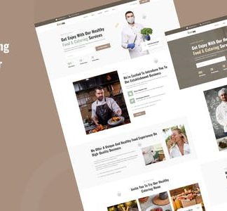 Restou - Healthy Catering Food Services Elementor Template Kit