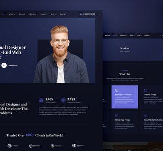 Enrique – Personal CV/Resume & Portfolio Elementor Template Kit