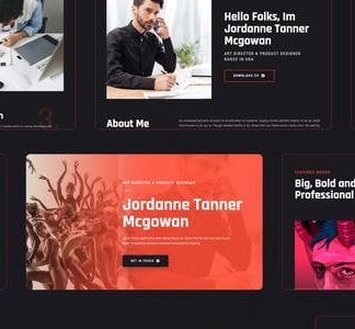 Portfoliode | Personal CV/Resume & Portfolio Elementor Template Kit