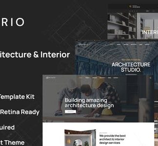 Retirio - Architecture & Interior Elementor Template Kit