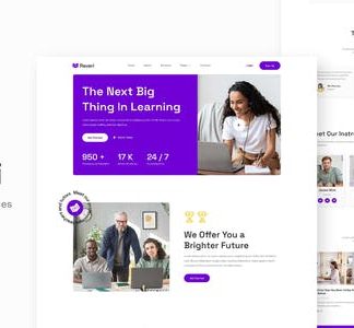 Reveri - Education & Online Courses Elementor Template Kit