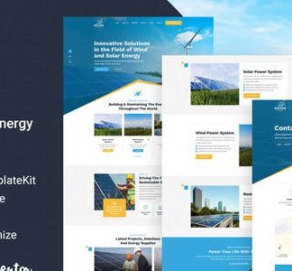 Revius Energy | Elementor Template Kit