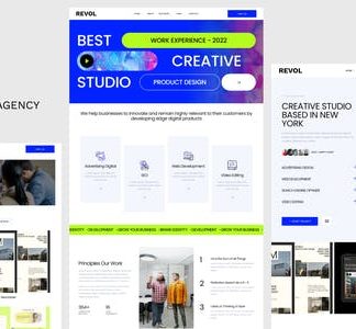 Revol - Digital Marketing Agency Elementor Template Kit