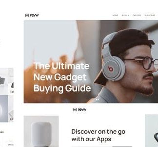 Revw - Gadget Review Blog Elementor Template Kit