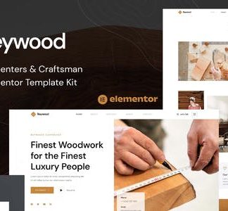 Reywood - Carpenter & Craftsman Elementor Template Kit