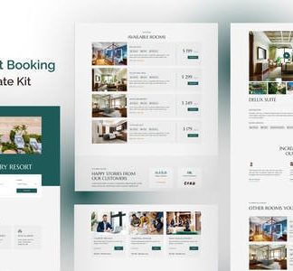 Rezort - Hotel & Resort Booking Elementor Template Kit