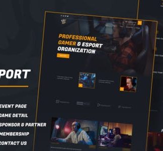 Rhino - Esports & Gaming Elementor Template Kit