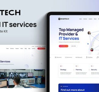 Risetech - Managed IT Services Elementor Template Kit