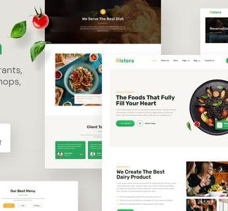 Ristera – Restaurant & Cafe Elementor Template Kit