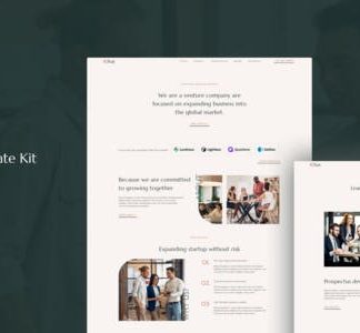 RiXus - Venture Capital Elementor Template Kit
