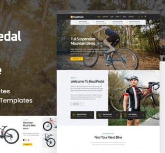RoadPedal - Bicycle Store Elementor Template Kit