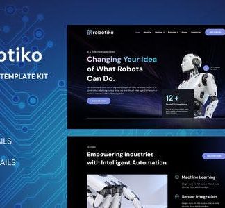Robotiko - Robotic & AI Elementor Template Kit