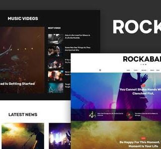 Rockabae - Music Blog & Magazine Elementor Template Kit