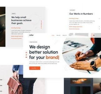 Roller - Creative Portfolio & Agency Elementor Template Kit