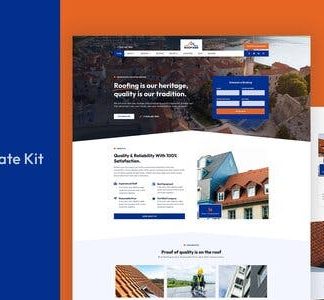 Roofixer - Roofing Service Elementor Pro Template Kit