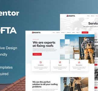 Roofta - Roofing Services Elementor Template Kit