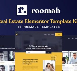 Roomah - Real Estate Agent Elementor Template Kit