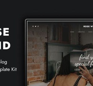 Rose Wind - Personal Blog Elementor Template Kit