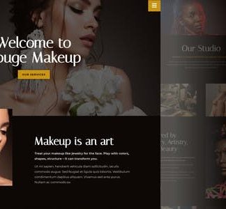 Rouge - Makeup & Beauty Elementor Template Kit
