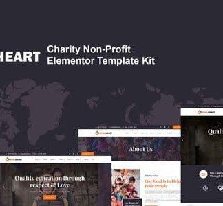 Royalheart - Nonprofit Charity Elementor Template Kit
