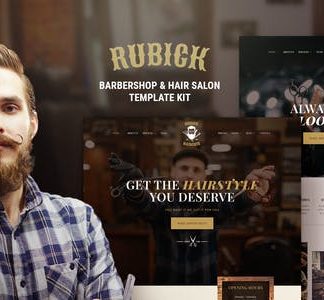 Rubick - Barbershop & Hair Salon Elementor Template Kit