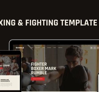 Rumble - Boxing, MMA & Fighting Elementor Template Kit