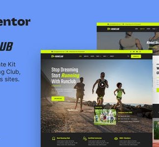 Runclub – Running Club, Marathon & Sports Elementor Template Kit