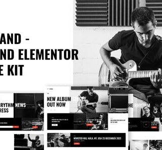 Rythm - Rock Band Elementor Template Kit